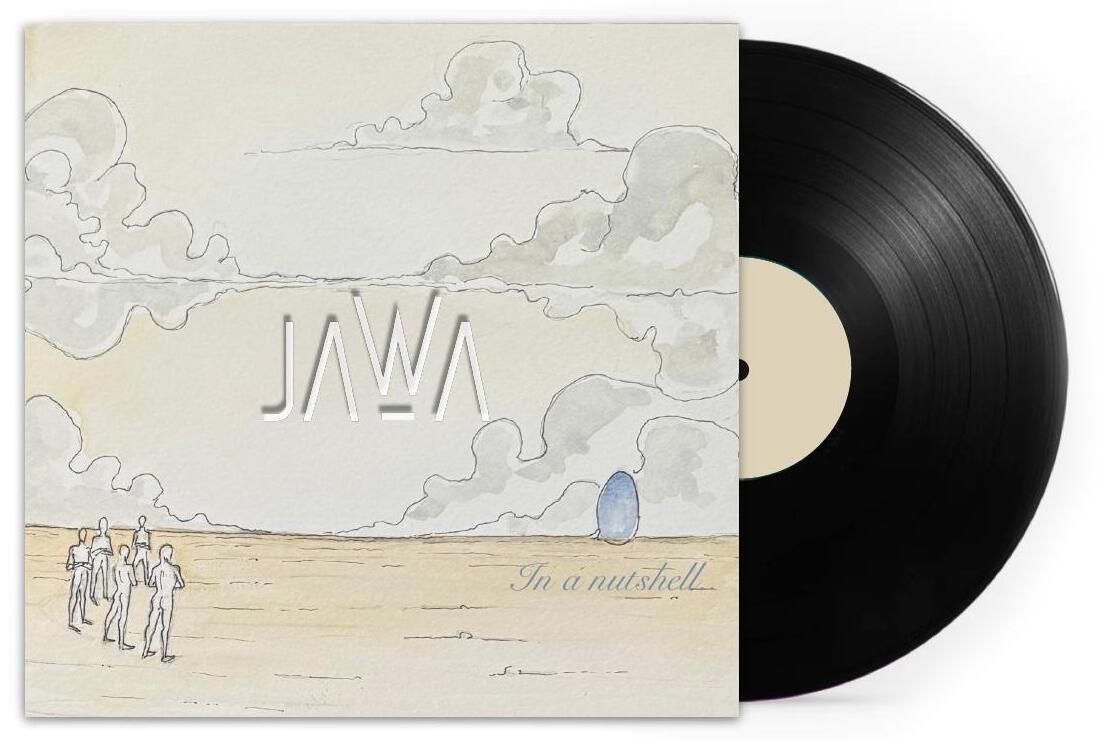 Maquette du vinyle « In a nutshell... » de JAWA